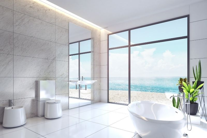 Enjoy utmost relaxation with your large and spacious bathroom
