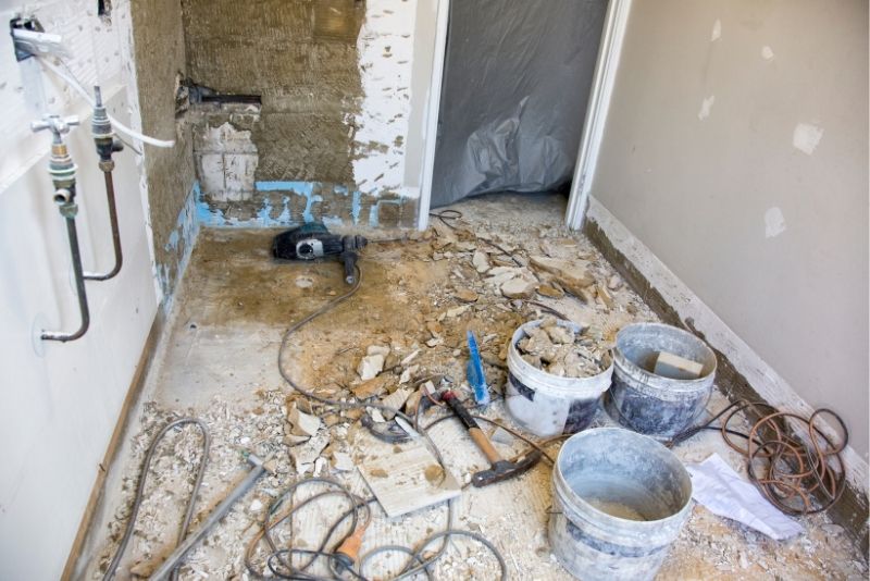 Total bathroom renovation